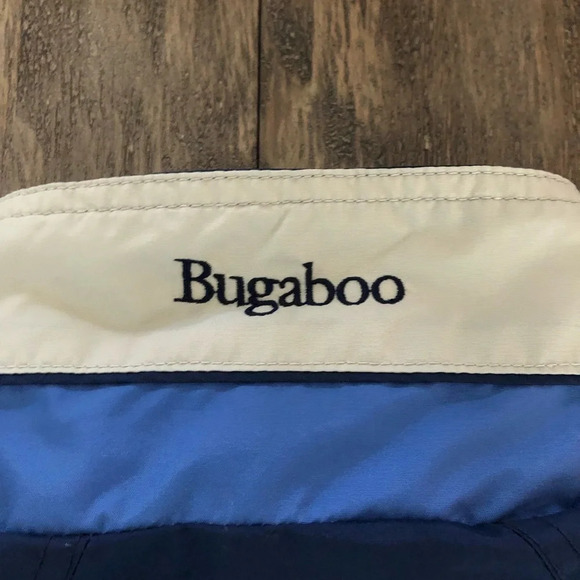 Columbia Kids 10/12 Bugaboo Windbreaker Jacket Parka Coat Blue Nylon Camping - Picture 7 of 10